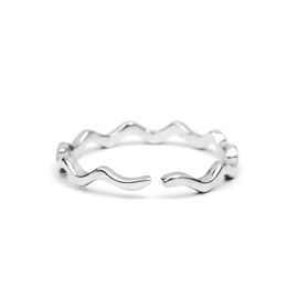 OEM New Jewellery Design Sterling Silver Cubic Zirconia Solitaire Ring