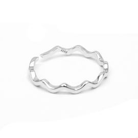 OEM New Jewellery Design Sterling Silver Cubic Zirconia Solitaire Ring