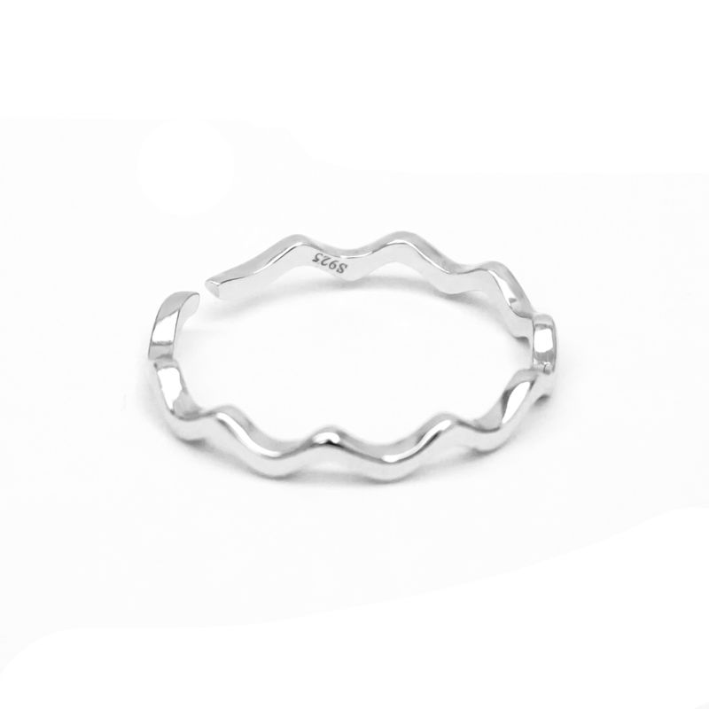 OEM New Jewellery Design Sterling Silver Cubic Zirconia Solitaire Ring